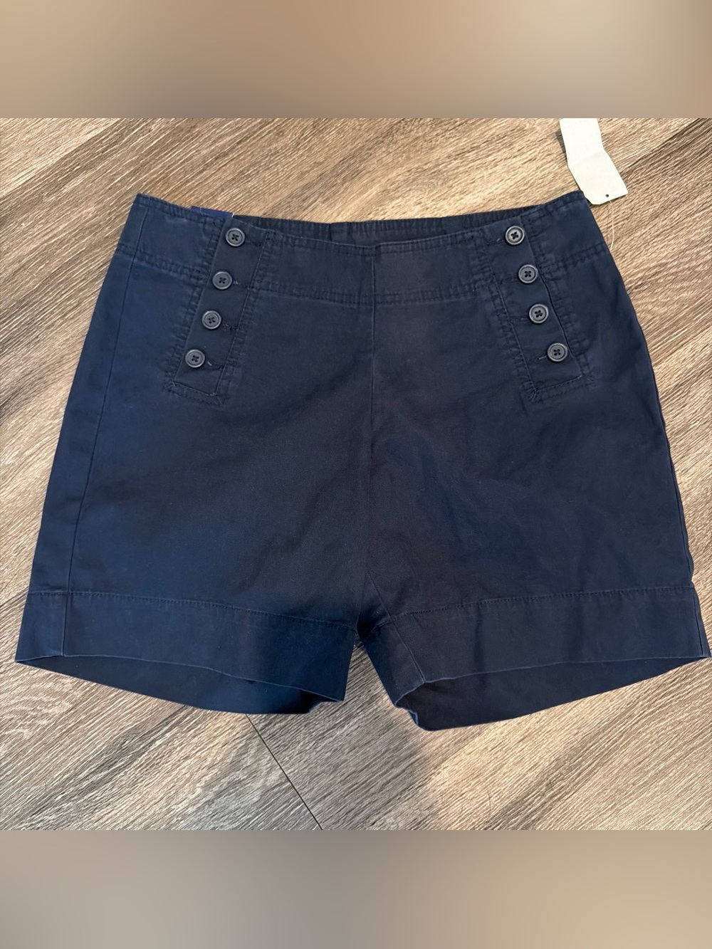 GAP Navy Button-Accent Women’s Shorts